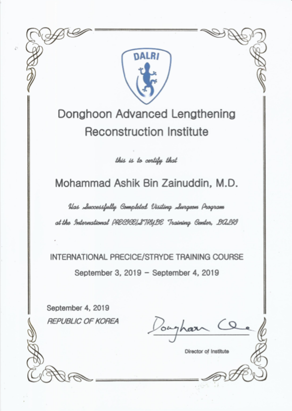 국제 프리사이스 스트라이드 트레이닝센터 2차 Visiting Surgeon Program 사진 17